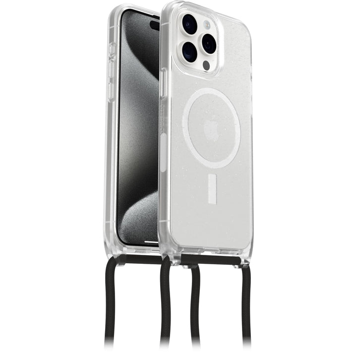 OtterBox React Necklace Hülle mit MagSafe für iPhone 15 Pro Max, schützende Hülle mit verstellbarer
