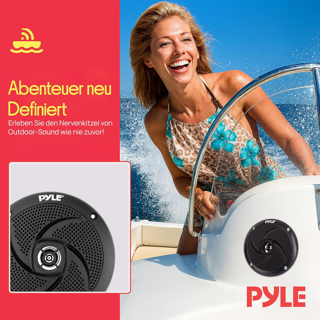 Pyle Marine Lautsprecher 16,51 cm (6,5 Zoll) Lautsprecher, 16,51 cm (6,5 Zoll) Lautsprecher