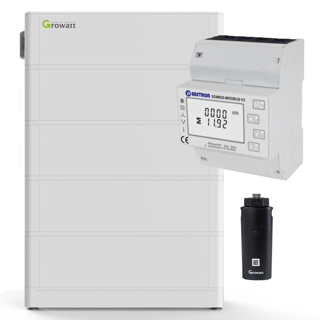 GROWATT ARK 10.2kWh 0% MwSt §12 III UstG Hochvolt-Solarspeicher-Set MIN XH Serie