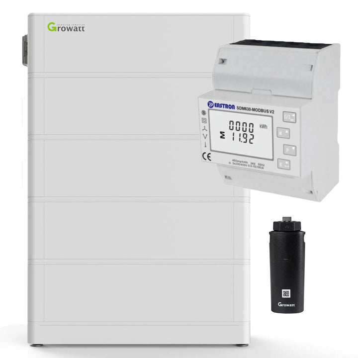 GROWATT ARK 10.2kWh 0% MwSt §12 III UstG Hochvolt-Solarspeicher-Set MIN XH Serie