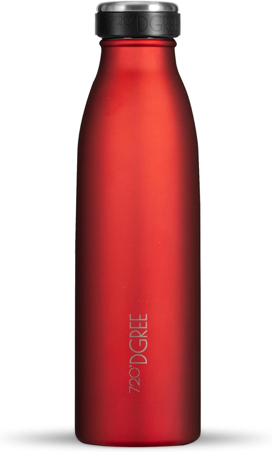 720°DGREE Edelstahl Trinkflasche “milkyBottle” - 1L - BPA-Frei, Auslaufsicher, Kohlensäure geeignet