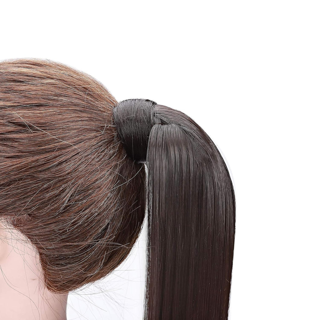 SEGO 81cm Ponytail Clip in Pferdeschwanz Extension Lang Haarteil Haarverlängerung Zopf Hair Piece Gl