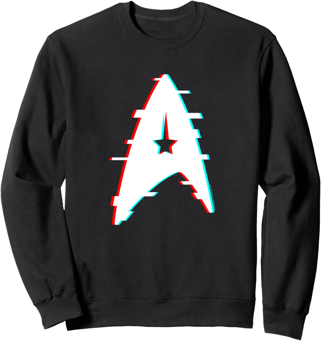 Star Trek: The Original Series Starfleet Glitch White Sweatshirt