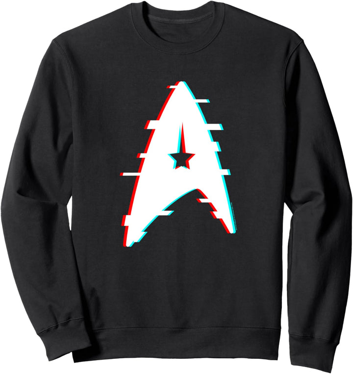 Star Trek: The Original Series Starfleet Glitch White Sweatshirt