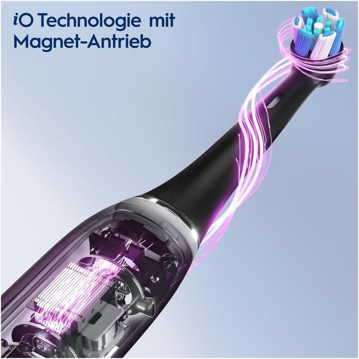 Braun Oral-B iO 3N Elektrische Zahnbürste, Schwarz, 1 Bürste Schwarz 1 Unité (Lot de 1), Schwarz 1 U