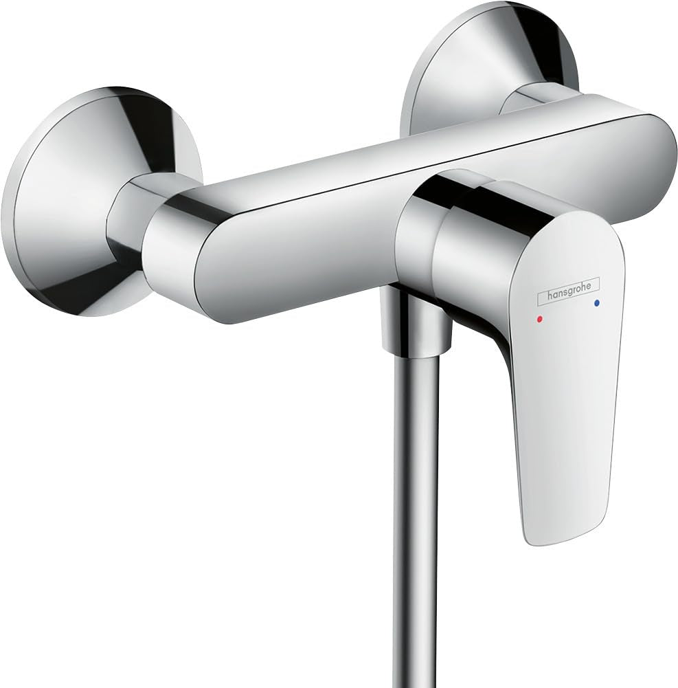 hansgrohe Talis E Aufputz Duscharmatur, für 1 Funktion, Chrom Chrom Dusche, Chrom Dusche