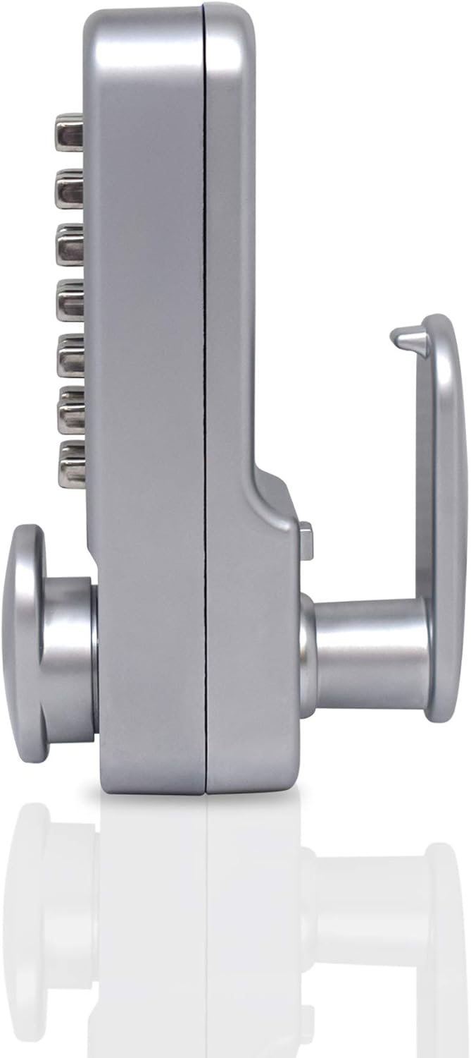 YALE Pdl02sc Push Button Türschloss Chrome Finish Mit Öffnungsklemmfunktion, Mit Öffnungsklemmfunkti