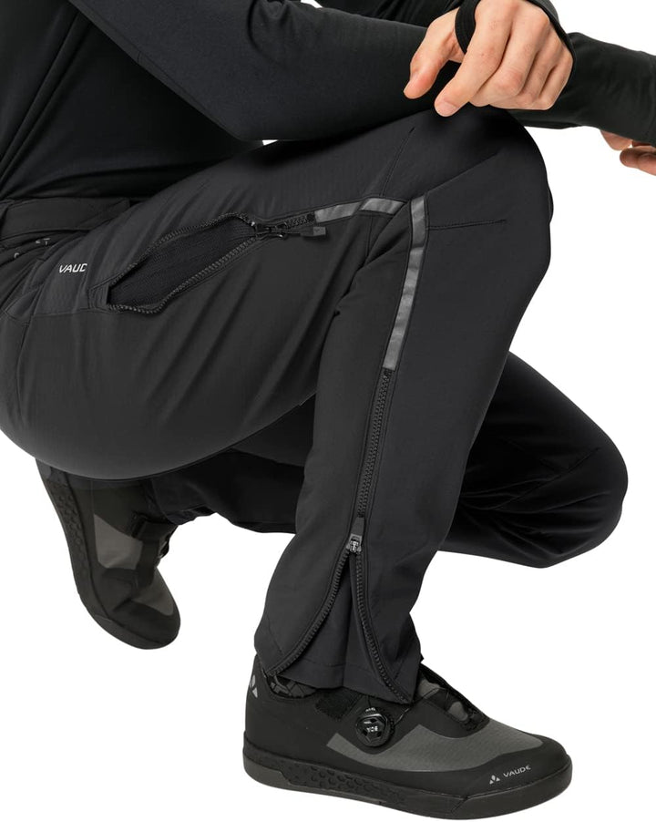 VAUDE Herren Men's Qimsa softshell bukser Ii S/S+l/S Hose, Black/Black, M Lang EU