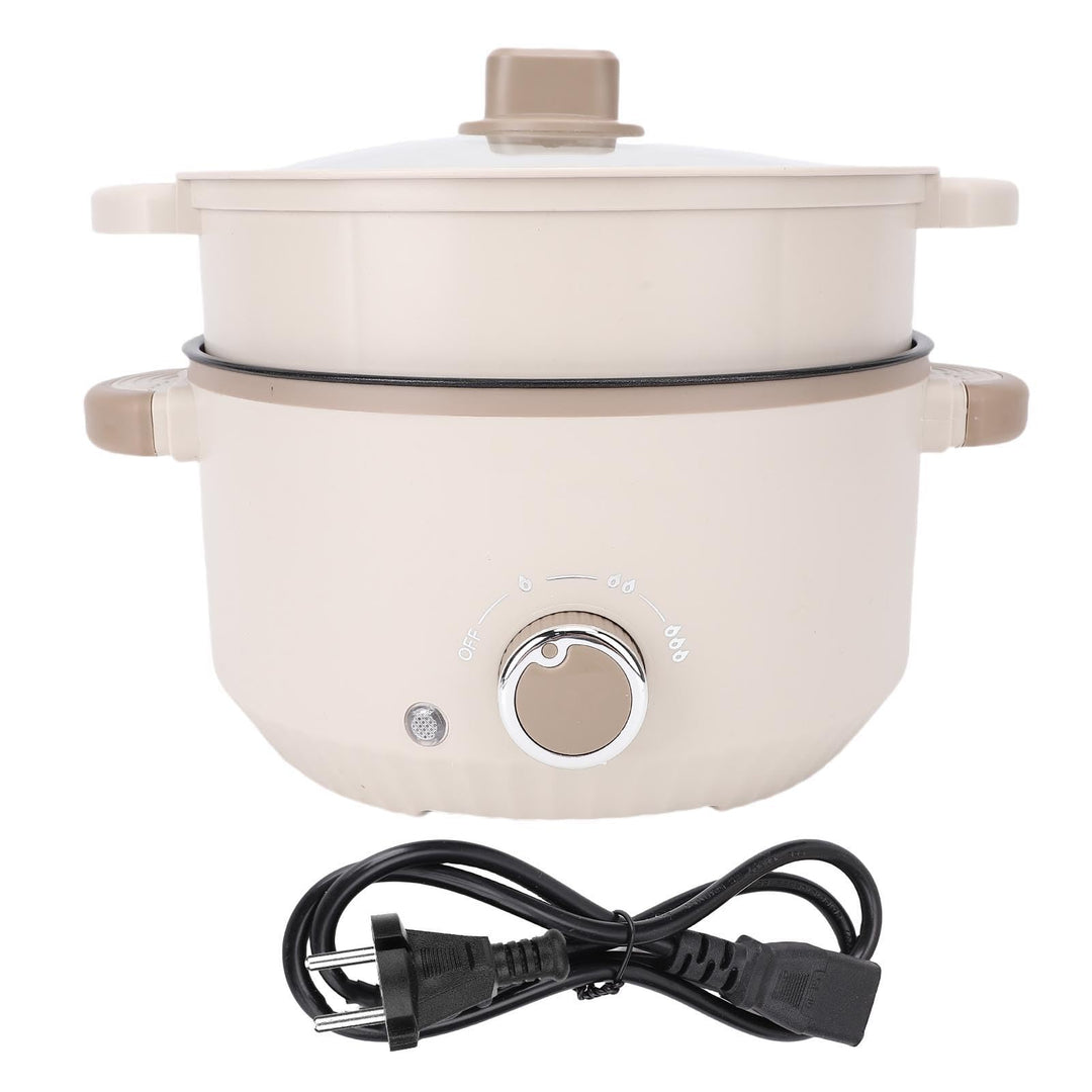 TOPINCN Hot Pot Electric, 3L Tragbarer Elektrischer Topf mit Grosser Kapazitäts -Reiskocher Reis -Da
