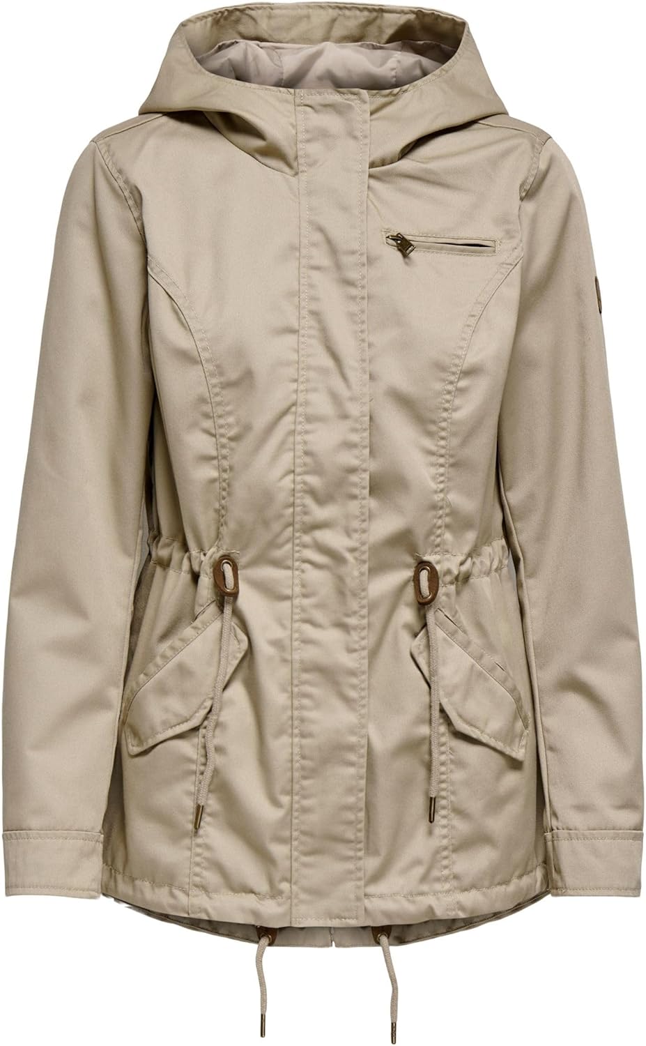 ONLY Female Jacke Leinen Parka XS Trench Coat, XS Trench Coat