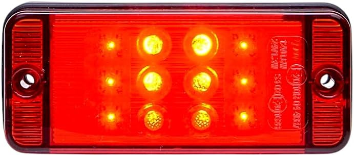 MelTruck® LED Nebelschlussleuchte und Bremsleuchte 12V 24V E20 für Anhänger Traktor Bagger