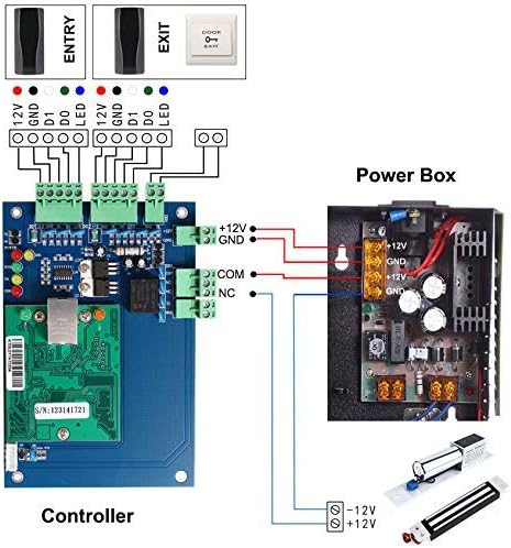 UHPPOTE Stromspannung Konverter AC220V Zu 12VDC 3.5A Für Zugangskontrolle System