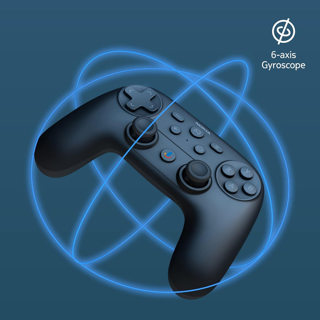 Nokia Bluetooth Game Controller mit Sprachsteuerung - Gamepad mit Google Assistant, Joystick, Fernbe