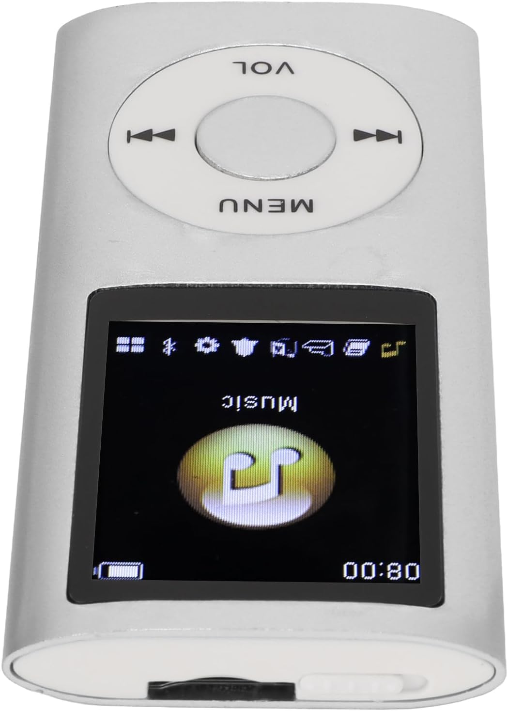 MP3-Player MP3-Player MP3-Player aus Aluminiumlegierung, Stilvoller, Multifunktionaler, Verlustfreie