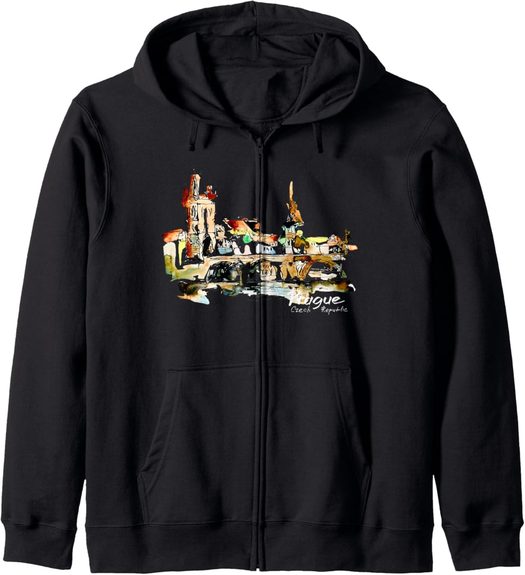 Souvenir Prag Stadt Tschechische Republik Kapuzenjacke