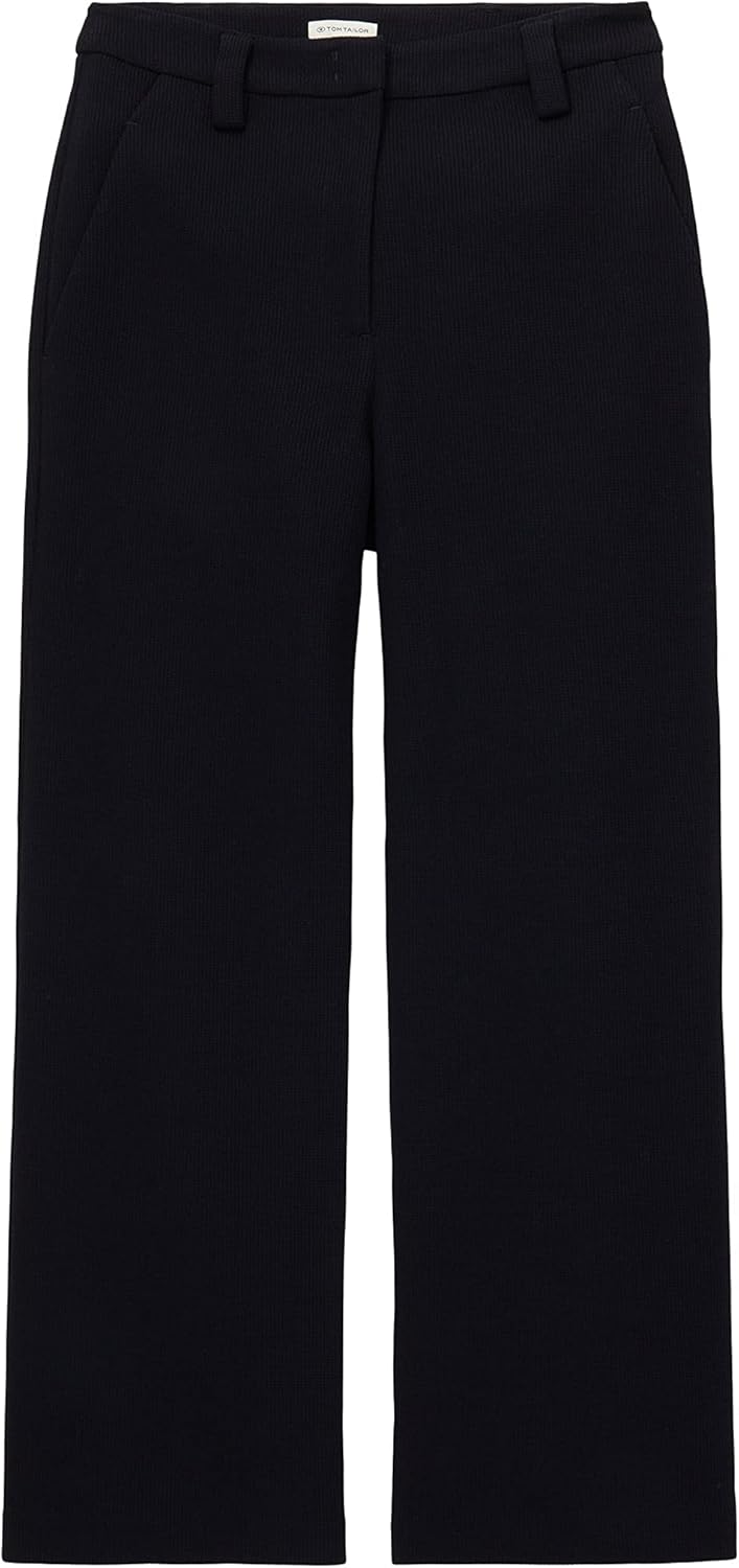 TOM TAILOR Damen Lea Straight Fit Hose 38W / 28L 10668-sky Captain Blue, 38W / 28L 10668-sky Captain