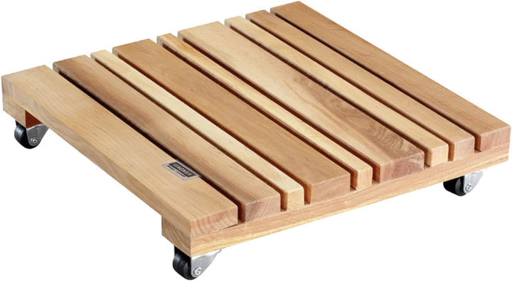 Wagner Pflanzenroller FENG Shui 28 x 28 x 5,5 cm I Pflanzenroller für Innenbereich I Blumenroller au