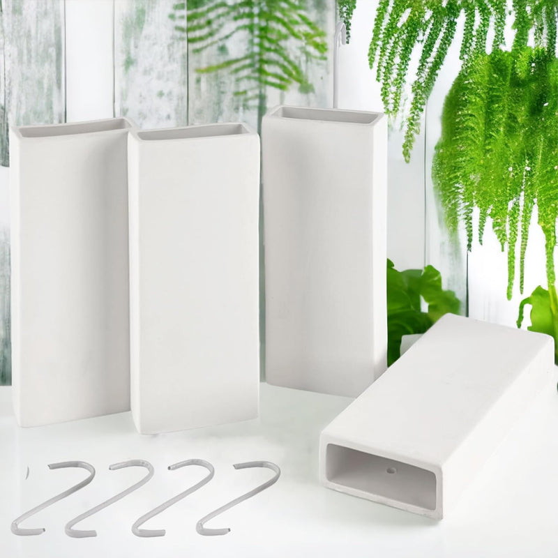 Luftbefeuchter für Heizung Set inkl. Haken - Keramik Wasserverdunster - beige matt - Wasserverdunste