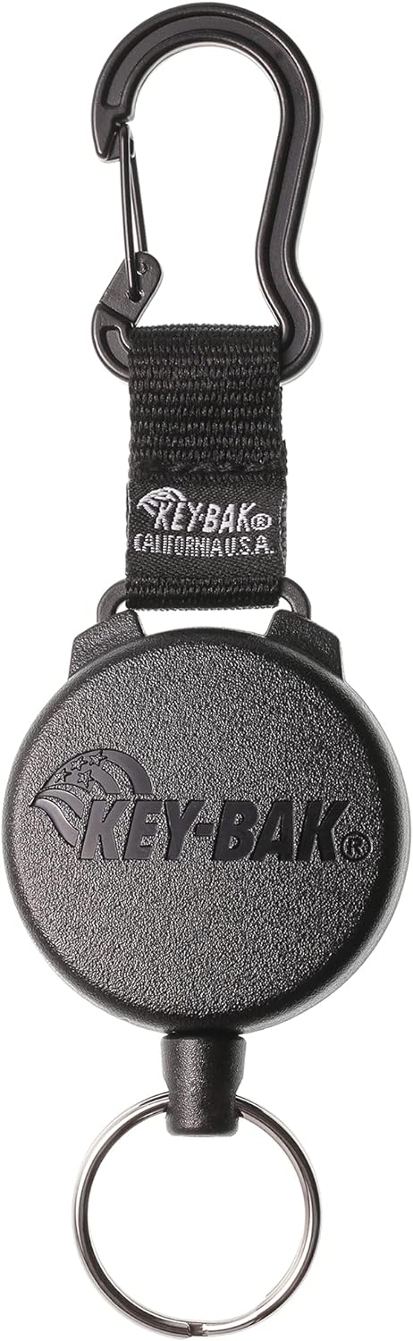Key-BAK SECURIT Heavy Duty Retractable Key Holder with a Retractable Kevlar Cord Secures Keys, Gear