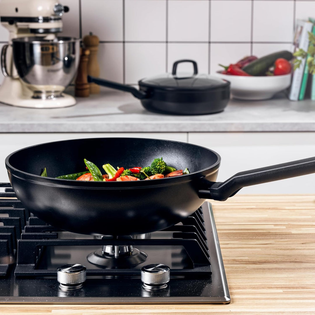 BK Easy Ceramic Keramischer Antihaft-Wok, 30 cm/5 Liter, PFAS-frei, für alle Herdarten einschliessli
