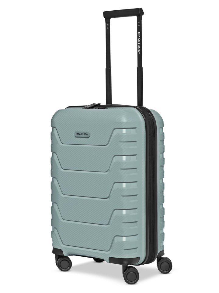 Smartbox Kabinenkoffer Erweiterbar 37x23x55 cm, 42–48L Handgepäck Koffer, Leichter Hartschalen Troll