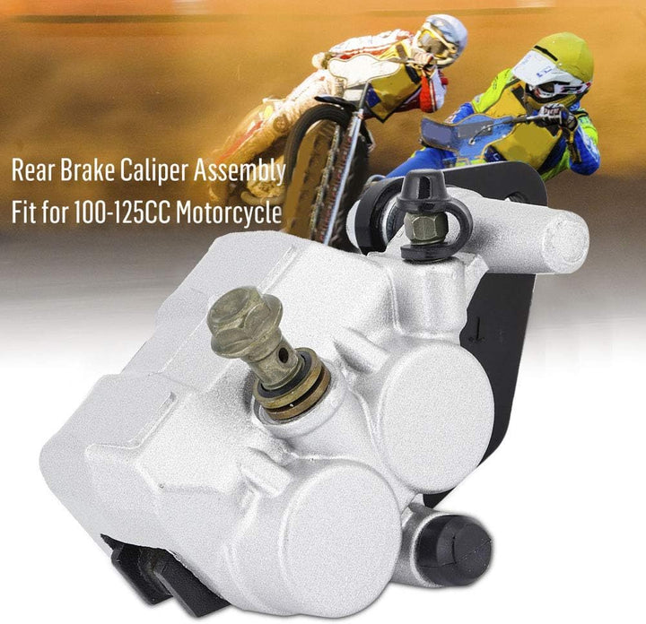 Yctze Bremssattel hinten, Motorrad-Bremssattel Mini Doppelkolben-Bremssattel für Motorrad 100-125CC