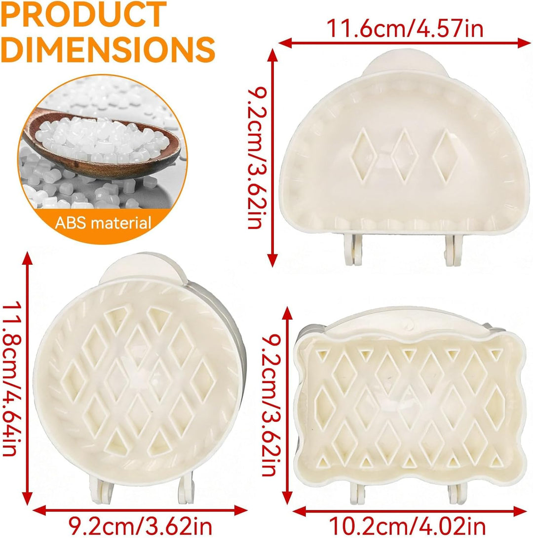 Mini Hand Pie Molds, 3Pcs Teigpresser Tasche Hand Pie Maker Pie Molds Empanda Presse Teig Presse Pie