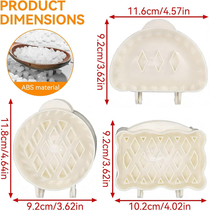 Mini Hand Pie Molds, 3Pcs Teigpresser Tasche Hand Pie Maker Pie Molds Empanda Presse Teig Presse Pie
