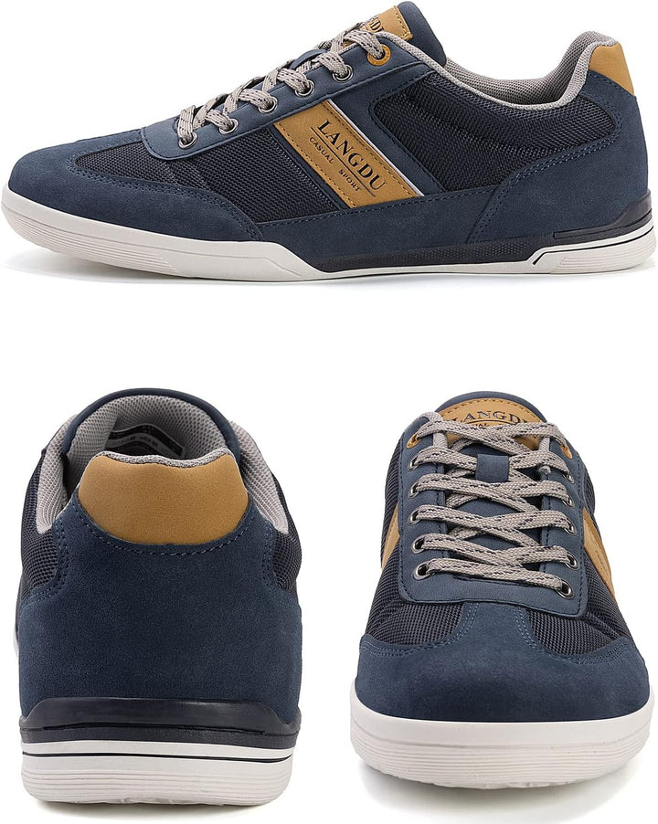 LANGDU Freizeitschuhe Herren Schuhe Sneaker Atmungsaktive 41-46 | Bequem,Leichtgewicht,Rutschfeste S