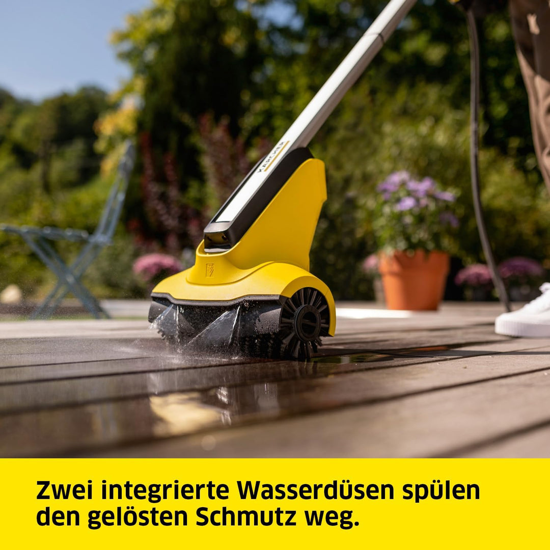 Kärcher 18 V Akku-Terrassenreiniger PCL 3-18, Druck: max. 10 bar, Wasserdurchfluss bei 4 bar: max. 1