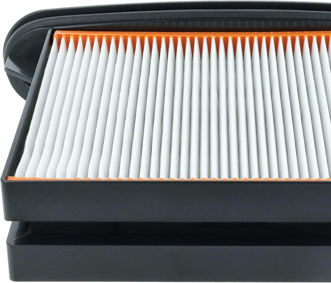 vhbw 2x Flachfaltenfilter F8 kompatibel mit Bosch GAS 25 L SFC, 50, 25, 50 M Industriestaubsauger Na