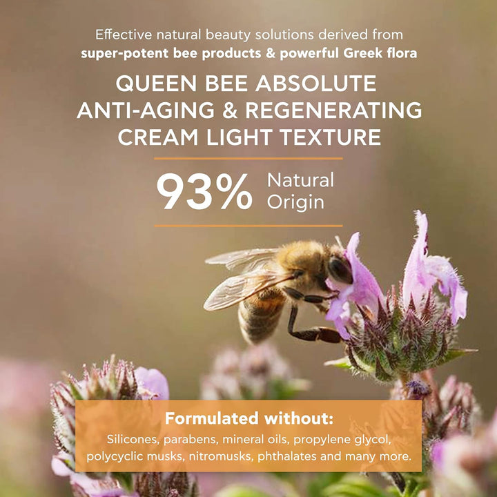 APIVITA Queen Bee Absolute Anti-Aging & Regenerating Cream Light Texture, 50 ml 47.91 g (1 erPack),