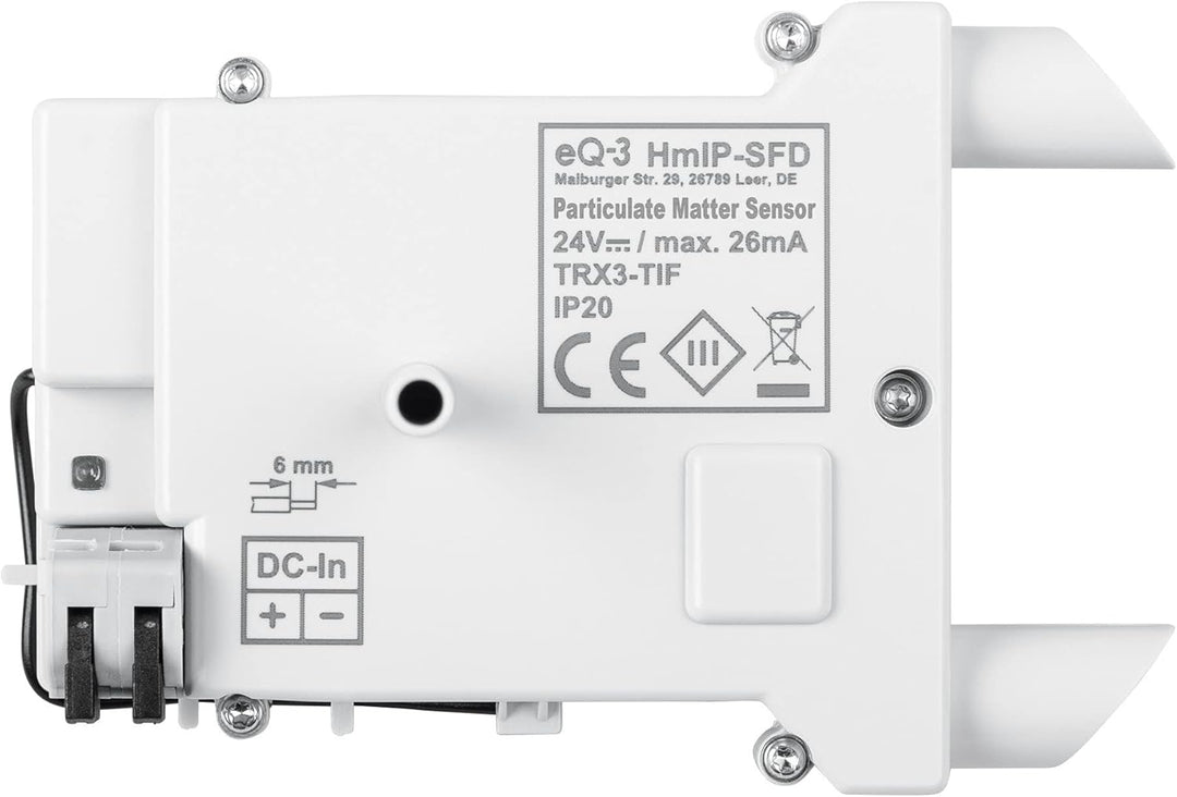 Plus - HmIP-SFD Feinstaubsensor, Fertiggerät in ABOX Gehäuse - geeignet für das Smarthome-System Hom