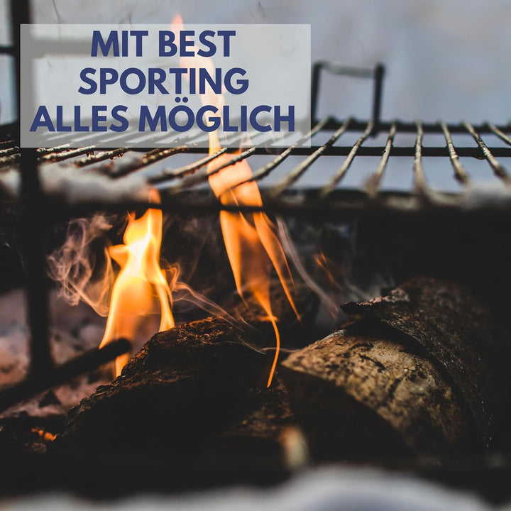 Best Sporting Schwenk-Grillrost mit Aufhängungs-Kette, Durchmesser 60 cm Silber - Silber, 60 cm Silb