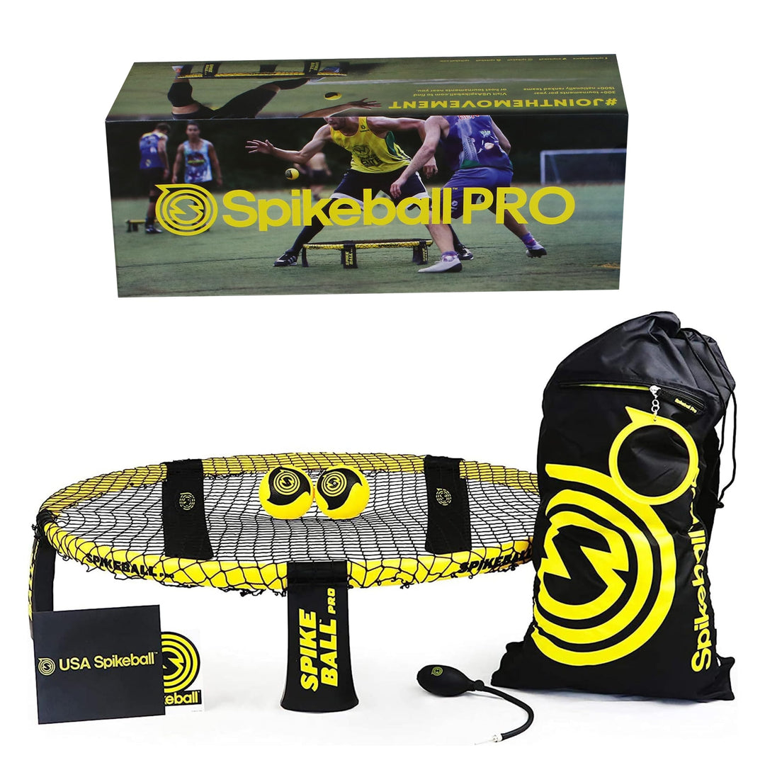 Spikeball Pro Kit (Tournament Edition) – enthält verbessertes, stärkeres Spielnetz, neue Bälle, die
