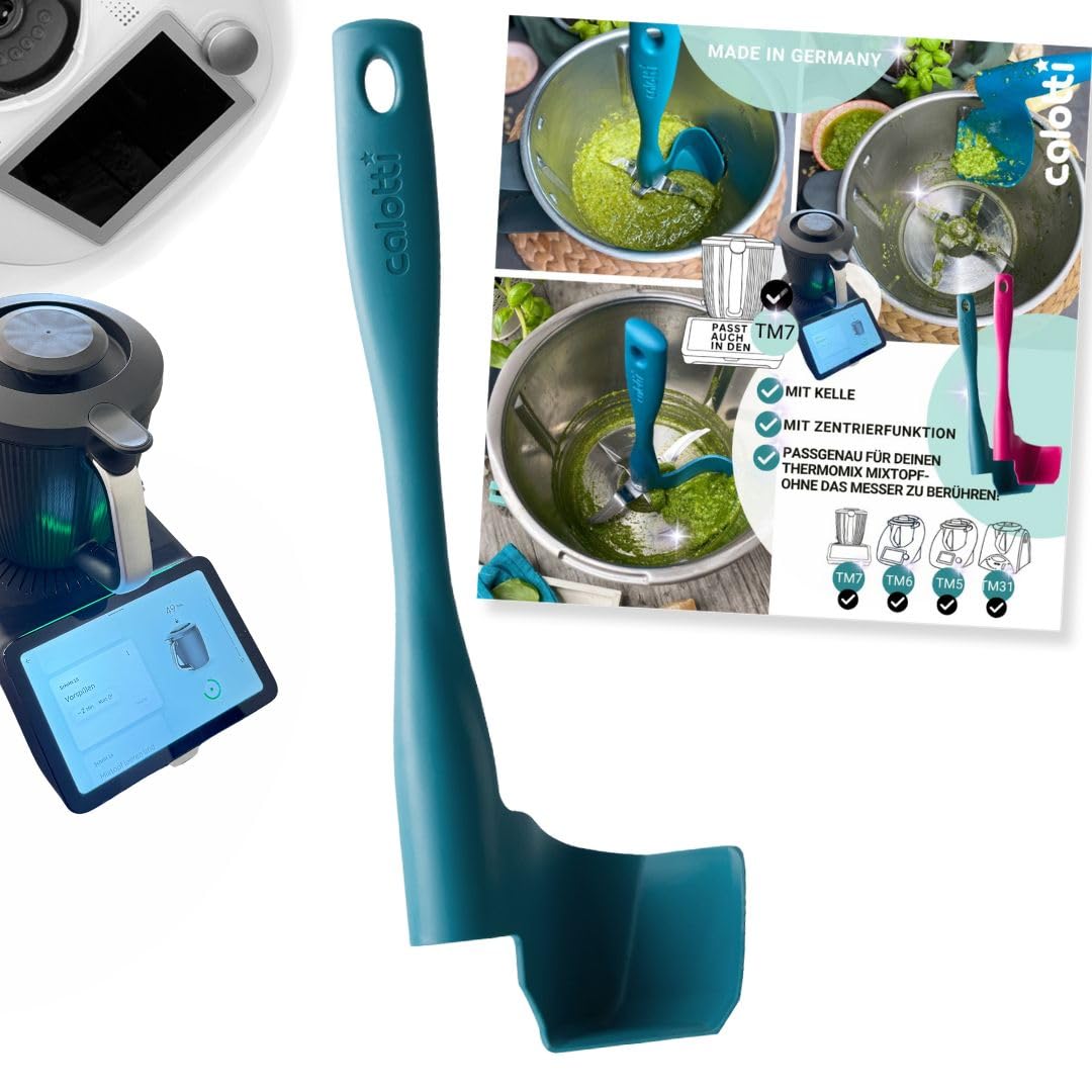 Calotti® Drehkellenspatel für Thermomix® TM5®,TM6® und TM31® zum Entnehmen, Schöpfen und Portioniere