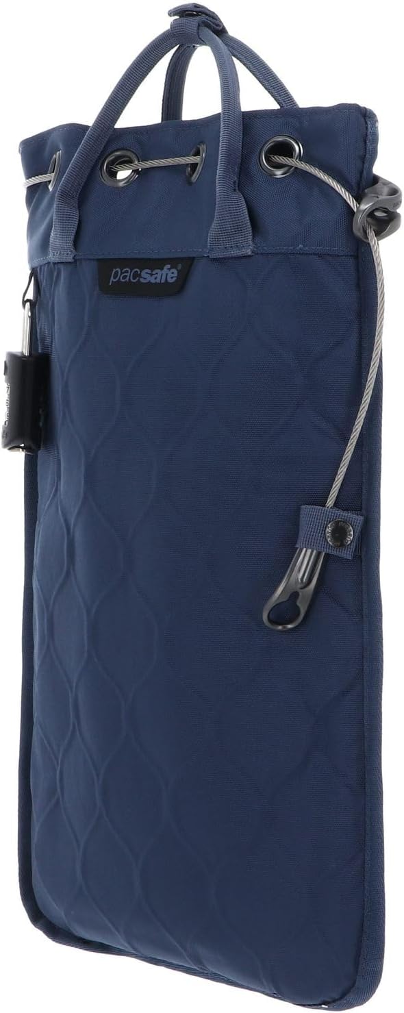 Pacsafe Travelsafe - Mobiler Safe, Schultertasche mit TSA-Zahlen-Schloss, Diebstahlschutz, Unisex He