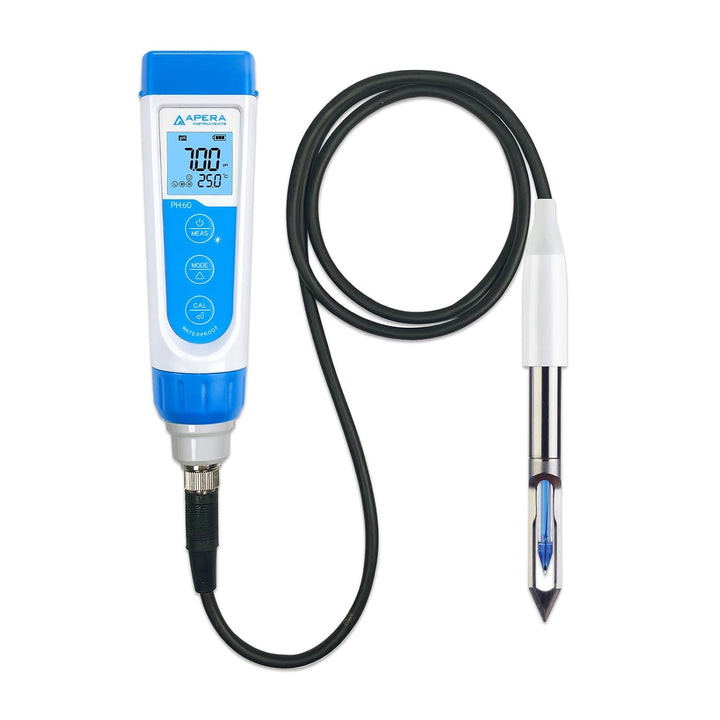 Apera Instruments PH60-MT Messgerät-Set mit LabSen 765 Elektrode Für Fleisch Kit, Für Fleisch Kit