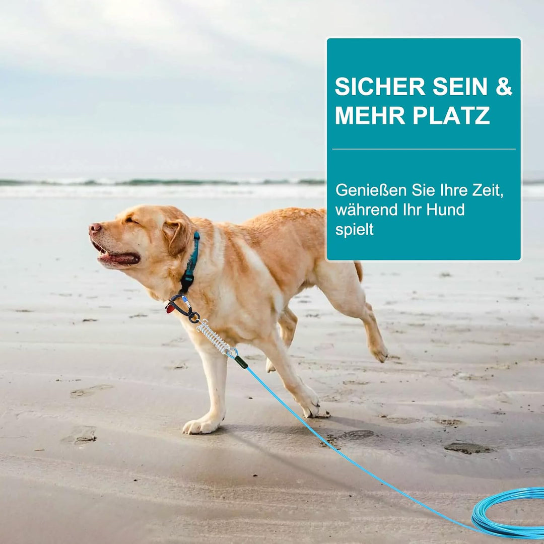 Snagle Paw Hochbelastbar Hofleine für grosse Hunde für den Garten 15m Reissfestigkeit 1000 Pfund, Dr