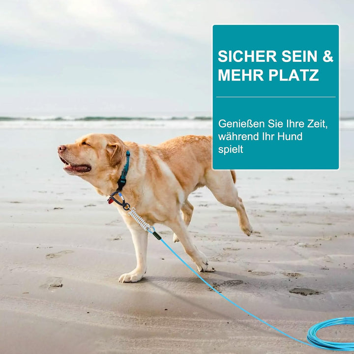 Snagle Paw Hochbelastbar Hofleine für grosse Hunde für den Garten 3m Reissfestigkeit 1000 Pfund, Dre