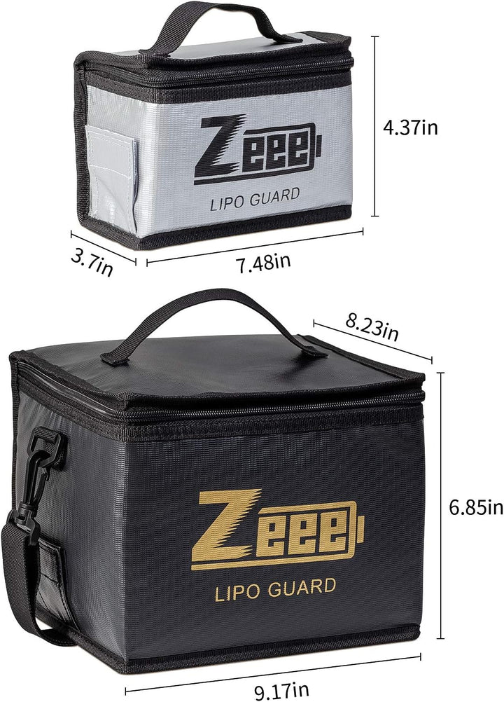 Zeee Lipo Safe Bag, feuerfeste und explosionsgeschützte Tasche, grosse Kapazität, Lipo-Akku-Aufbewah