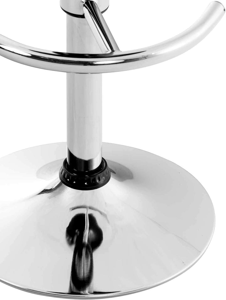 CLP 2er Set Barhocker Saddle Mit Drehbarem Kunsttoffsitz Und Fussablage I Höhenverstellbarer Hocker