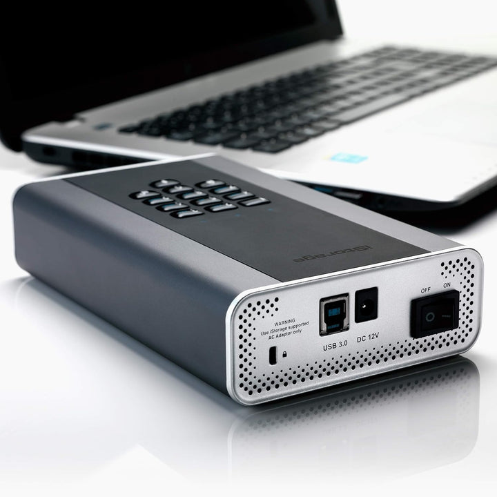 iStorage IS-DT2-256-10000-C-G 10TB diskAshur DT2 256-bit USB 3.1 Desktop Festplatte mit Hardwarevers