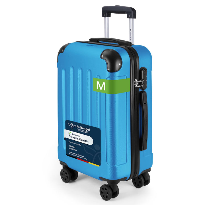 Trolley Koffer, Reisekoffer Suitcase, Rollkoffer Handgepäck, Hartschalenreisekoffer, Teleskopkoffer