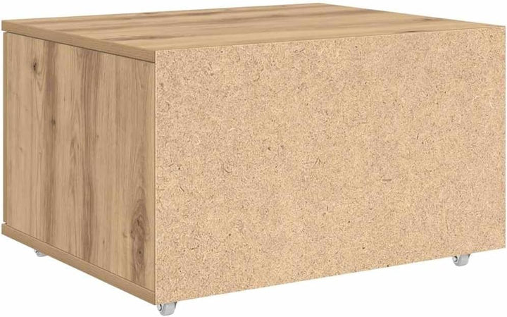 vidaXL Schubladenschrank Mit Rad Artisan-Eiche 55 x 45 x 31 cm, Grosszügiger Stauraum, moderner rech