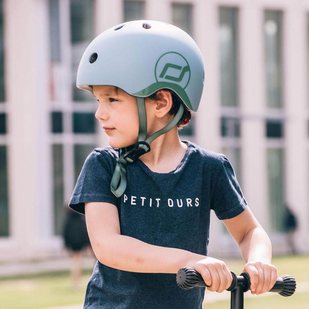 Scoot & Ride, S - M Size Kids Helmet Steel, Steel