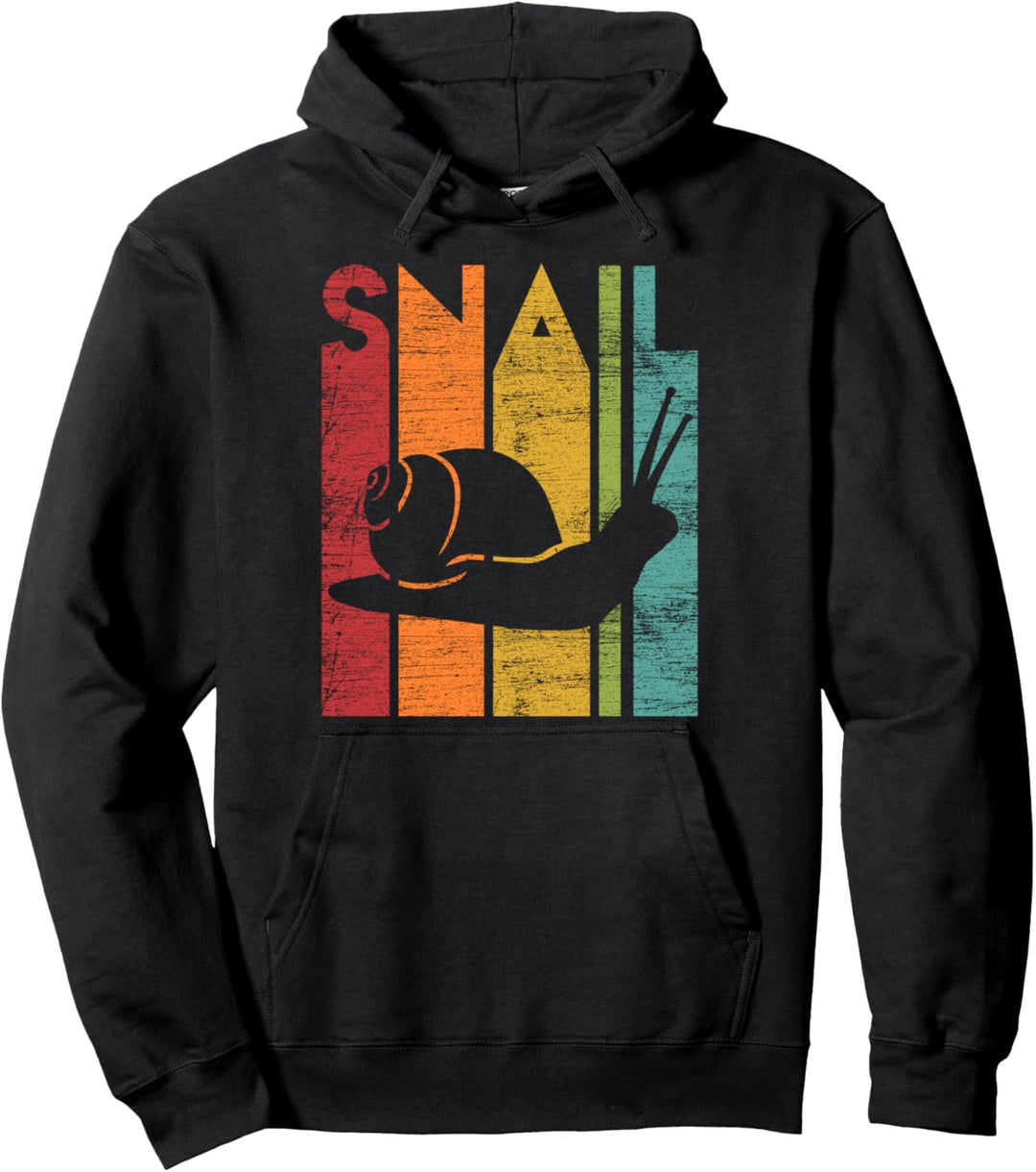 Tiermotiv Geschenk Schnecke Pullover Hoodie