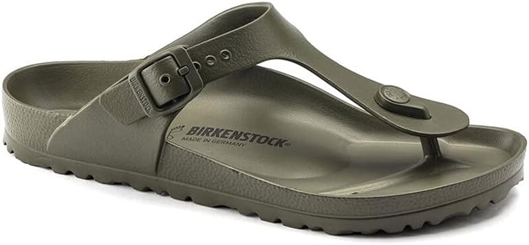 BIRKENSTOCK Unisex-Erwachsene Gizeh FL Zehentrenner 36 EU Khaki, 36 EU Khaki