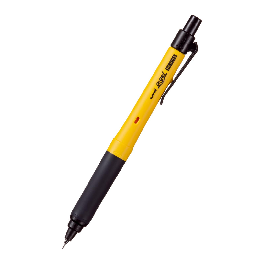 Mitsubhi Alpha-Gel-Stift mit Kuru Toga Engine • 0,5 mm • Gelb