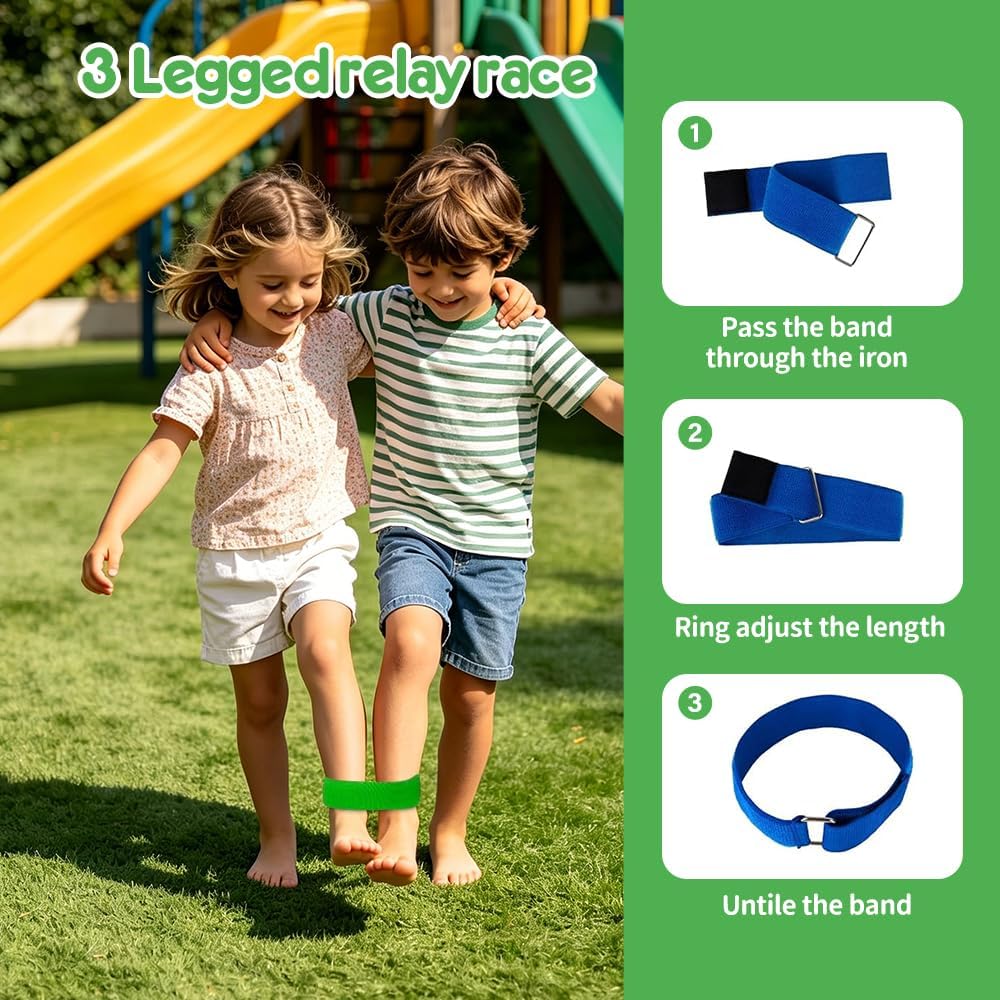 Outdoor Spiele Gartenspiele für Kinder Erwachsene, Kindergeburtstag Partyspiele - Sackhüpfen Säcke,